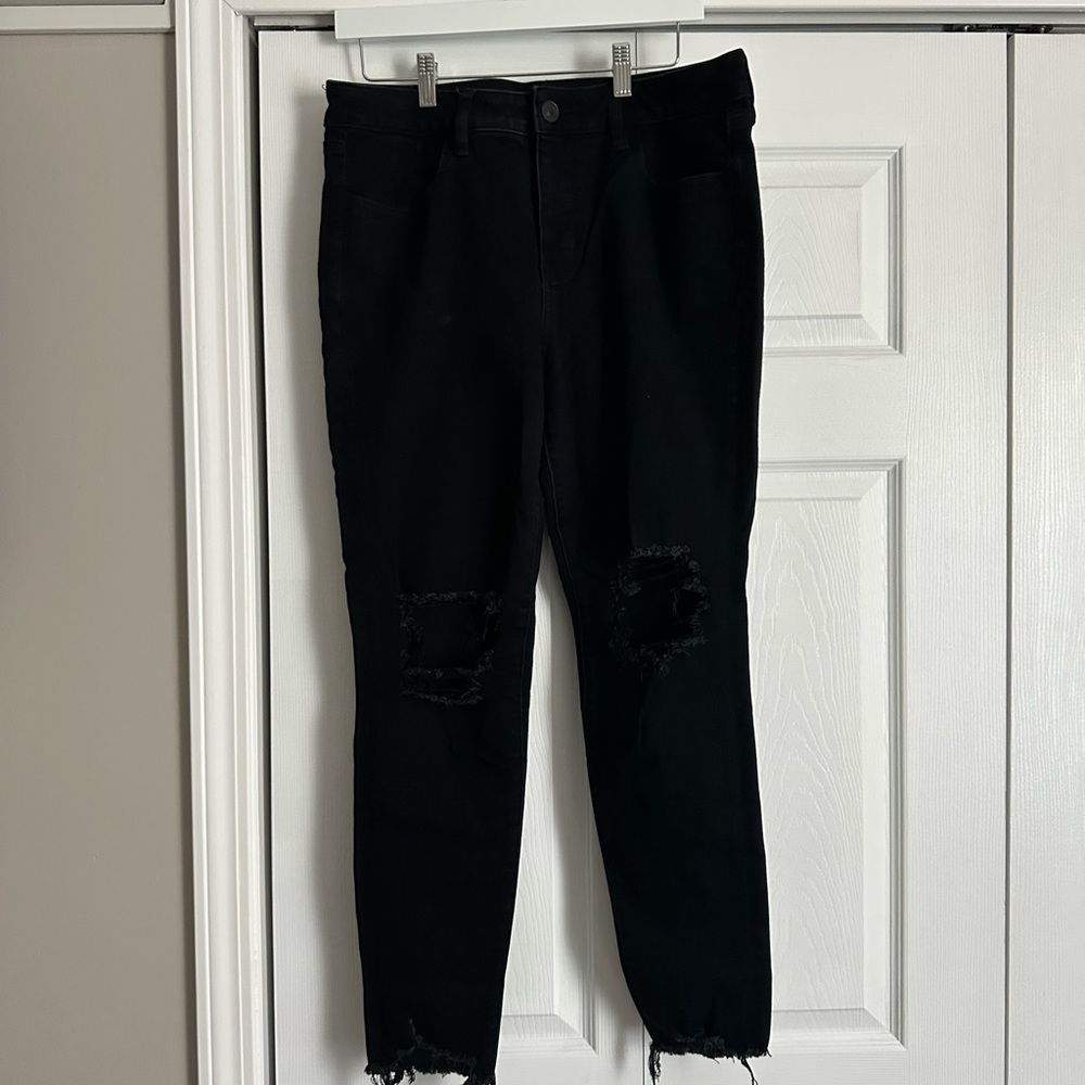 American Eagle Outfitters Black Slim Denim Jeans